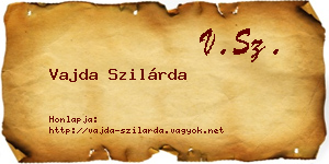 Vajda Szilárda névjegykártya
